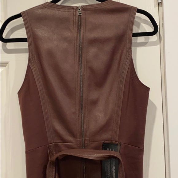 BCBGMaxAzria leather mini dress - Picture 3 of 10